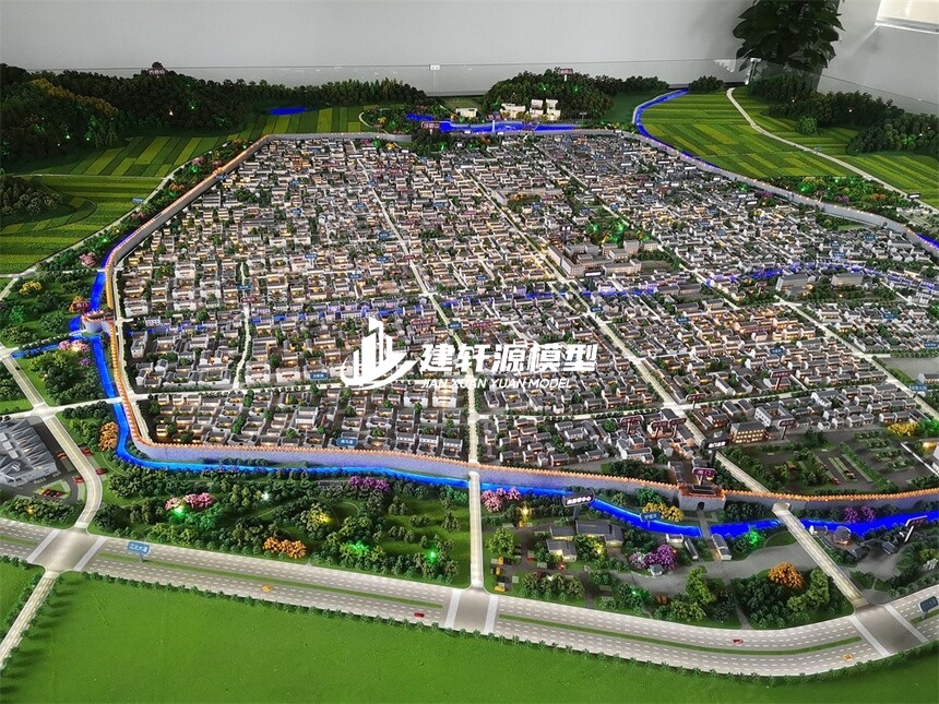 福贡城市规划模型