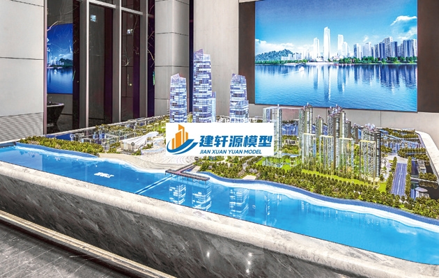 福贡富春-金茂星外滩模型